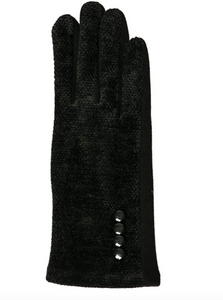 Chenille Glove: Black