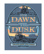 Dawn 'til Dusk Short Sleeve Tee by Bella Cotton