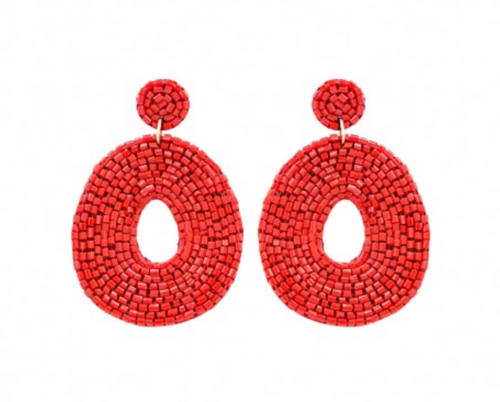 Viv & Lou Red Caroline Earrings