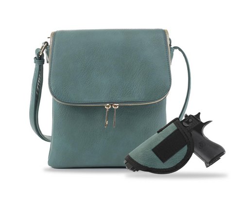 Teal Concealed Carry Crossbody