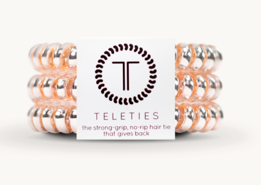 Small Teleties - 3 Pack *Various Styles & Colors*