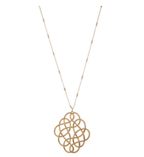 Loopy Gold Necklace