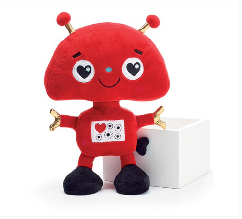 Standing Red Robot Plush