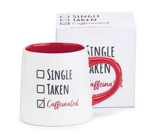 Single, Taken, Caffeinated Mug