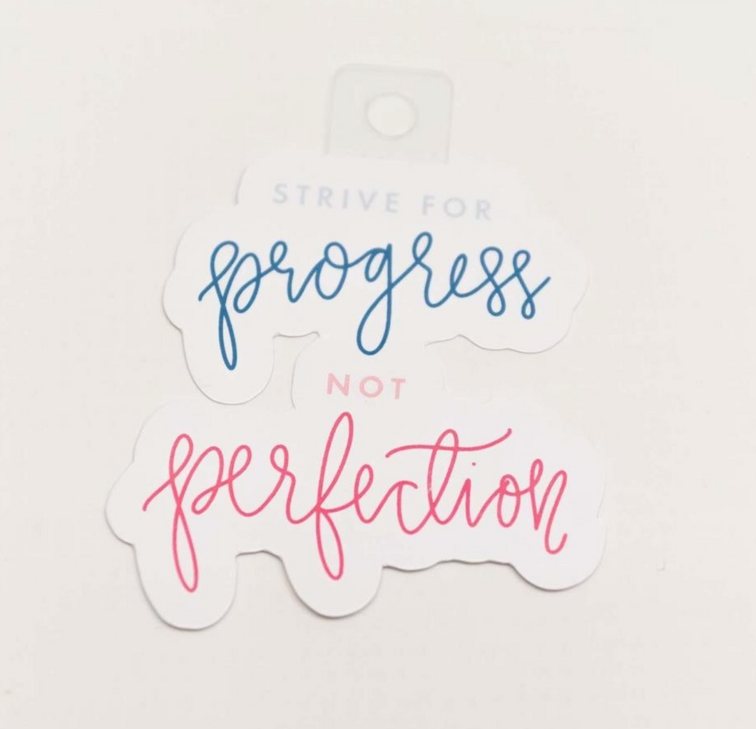 Strive for Progress Sticker