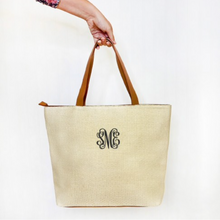 Load image into Gallery viewer, Viv &amp; Lou Natural Hilton Tote