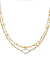 Load image into Gallery viewer, Abbie Multi Strand Necklace in Gold by Kendra Scott