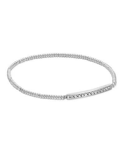 Addison Stretch Bracelet in Silver by Kendra Scott