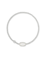 Load image into Gallery viewer, Grayson Silver Stretch Bracelet in Ivory Mother of Pearl by Kendra Scott
