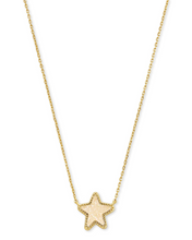Load image into Gallery viewer, Jae Star Gold Pendant Necklace in Iridescent Drusy by Kendra Scott