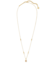 Load image into Gallery viewer, Nola Short Gold Pendant Necklace in Iridescent Drusy by Kendra Scott