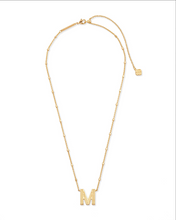Load image into Gallery viewer, Letter M Pendant Necklace in Gold by Kendra Scott