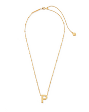 Load image into Gallery viewer, Letter P Pendant Necklace in Gold by Kendra Scott