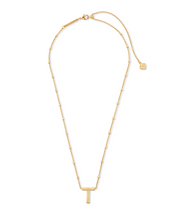 Load image into Gallery viewer, Letter T Pendant Necklace in Gold by Kendra Scott