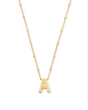 Load image into Gallery viewer, Letter A Pendant Necklace in Gold by Kendra Scott