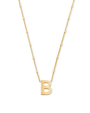 Load image into Gallery viewer, Letter B Pendant Necklace in Gold by Kendra Scott