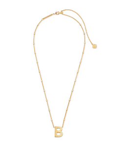 Letter B Pendant Necklace in Gold by Kendra Scott