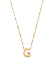 Load image into Gallery viewer, Letter G Pendant Necklace in Gold by Kendra Scott