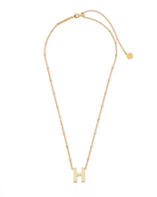 Load image into Gallery viewer, Letter H Pendant Necklace in Gold by Kendra Scott