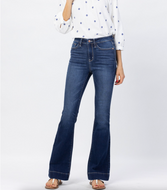 Judy Blue Hi-Rise Hem Trouser Flares (Regular/Curvy)
