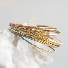 Load image into Gallery viewer, Norah Bangles by Lenny and Eva- Gold