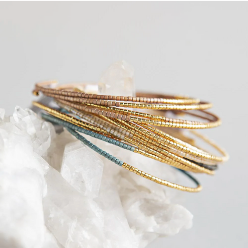 Norah Bangles by Lenny and Eva- Gold