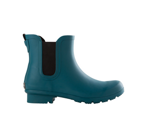 Chelsea Matte Teal Rain Boots by Roma