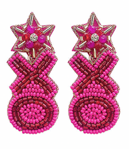 XOXO Beaded Earrings