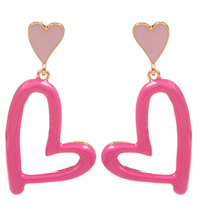 Load image into Gallery viewer, Drawing Hearts Earrings