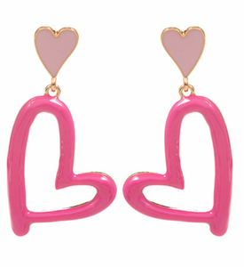 Drawing Hearts Earrings