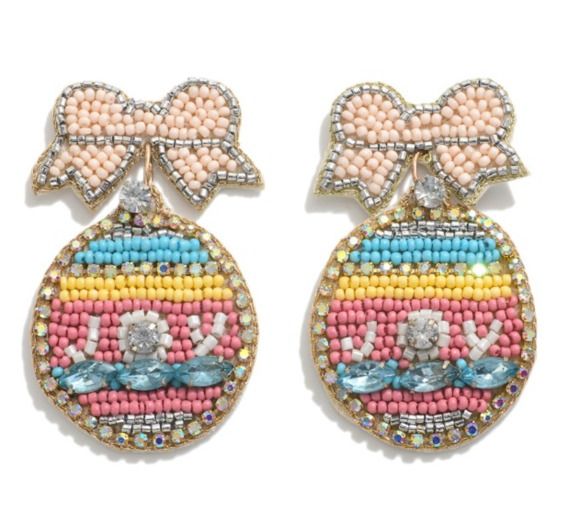 Easter Joy Beaded Earrings