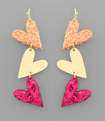 Happy Heart Earrings - *2 colors*