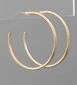 The Basics- Hoop Earrings *Gold or Silver*