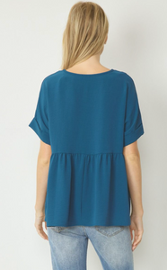 Savvy Style Top - Teal