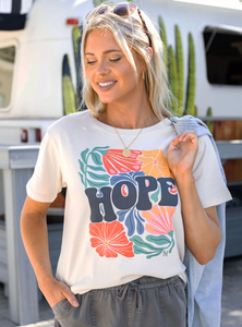 Hope Graphic Tee by Grace & Lace