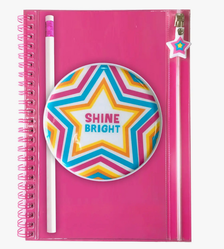 Shine Bright Pencil Pouch Journal