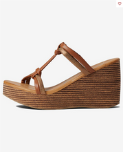 Load image into Gallery viewer, Blowfish Purru Wedge/Sandal in Scotch