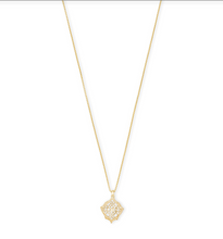 Load image into Gallery viewer, Kacey Gold Pendant Necklace in Gold Filigree by Kendra Scott