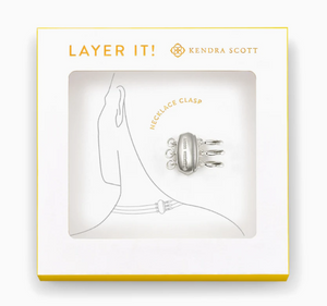Layer it Necklace Clasp in Silver by Kendra Scott