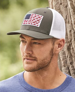 Columbia pfg hat fish flag on sale
