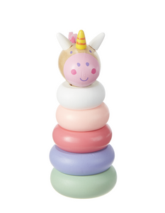 Wooden Unicorn Stackable Toy By Baby GANZ
