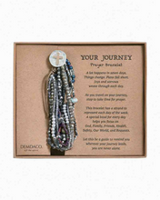 Load image into Gallery viewer, Beaded Prayer Bracelet - Gray