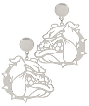Load image into Gallery viewer, Bulldog Fight Drop Earrings *Gold or Silver*