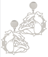 Bulldog Fight Drop Earrings *Gold or Silver*