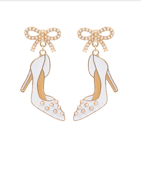 Classy Bride Heel Earrings