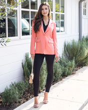 Load image into Gallery viewer, Grace &amp; Lace Statement Blazer - Melon