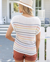 Load image into Gallery viewer, Grace &amp; Lace Slouchy Striped Sweater Tee