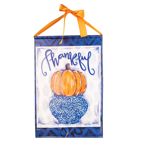 Thankful Chinoiserie Door Banner