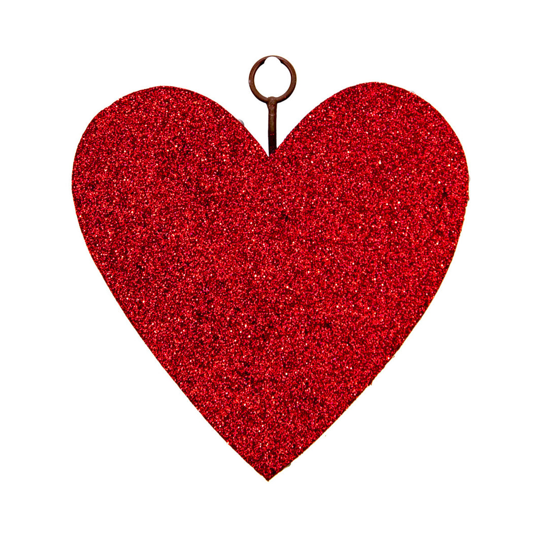 RTC Mini Gallery Charm - Red Glitter Heart