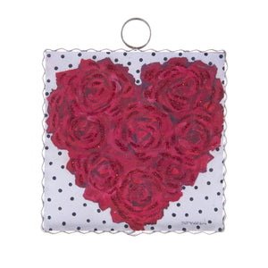 RTC Mini Gallery Charm - Rose Heart